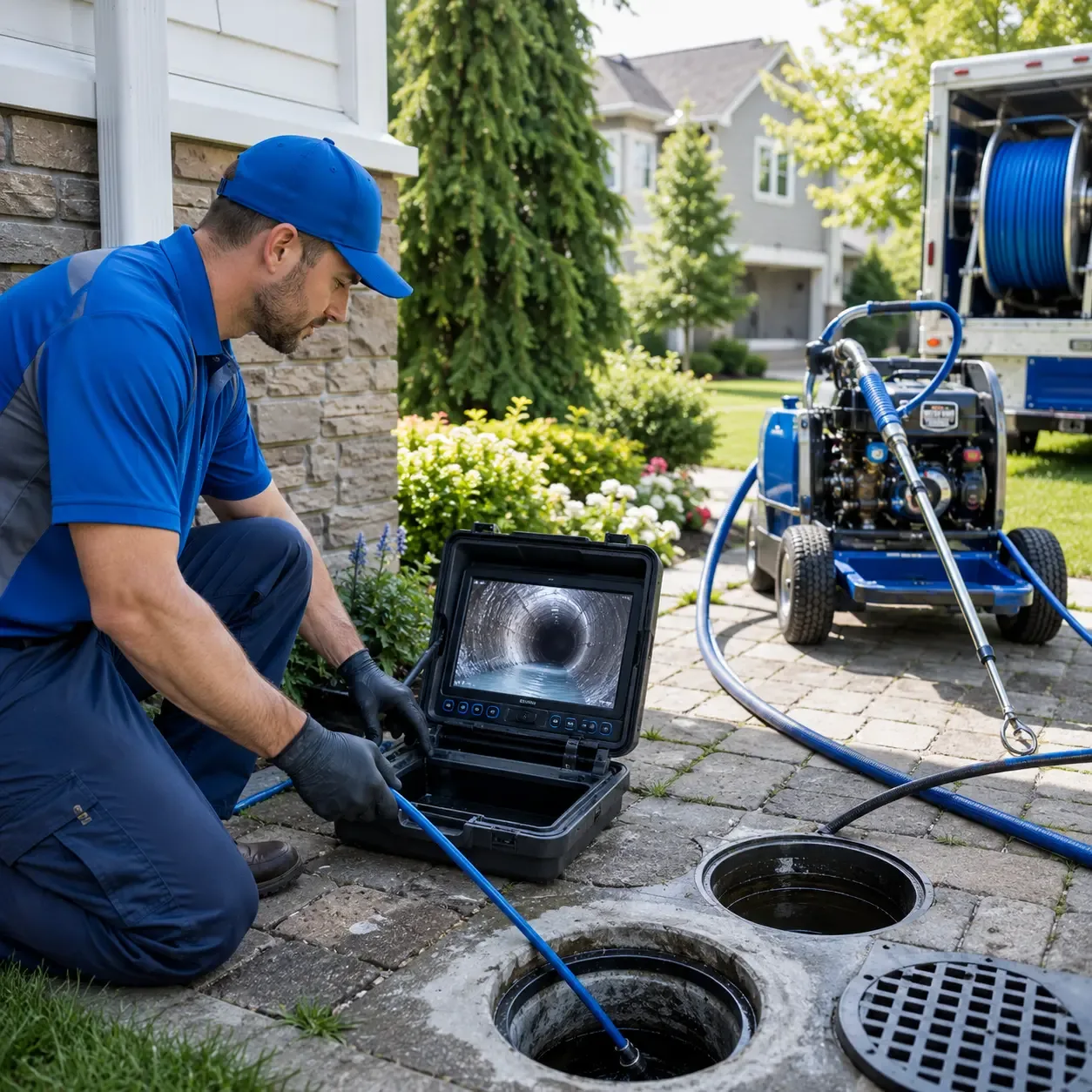 Outdoor drain cleaning professionals serving Bridgewater, VT