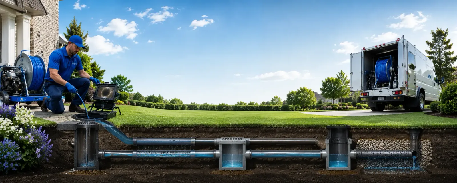 Outdoor drain cleaning information for Bridgewater, VT